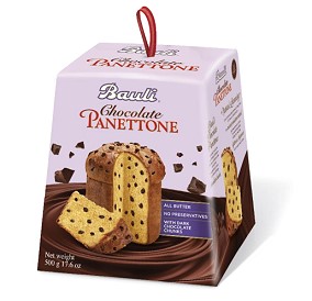 Bauli Panettone Choc Chips in packaging