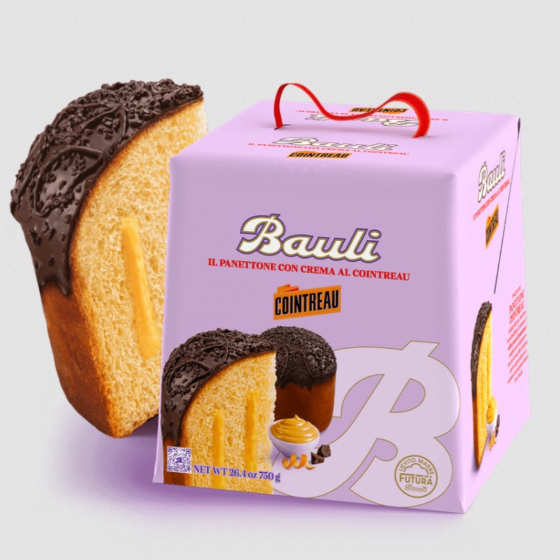 Bauli Panettone Cointreau & sliced