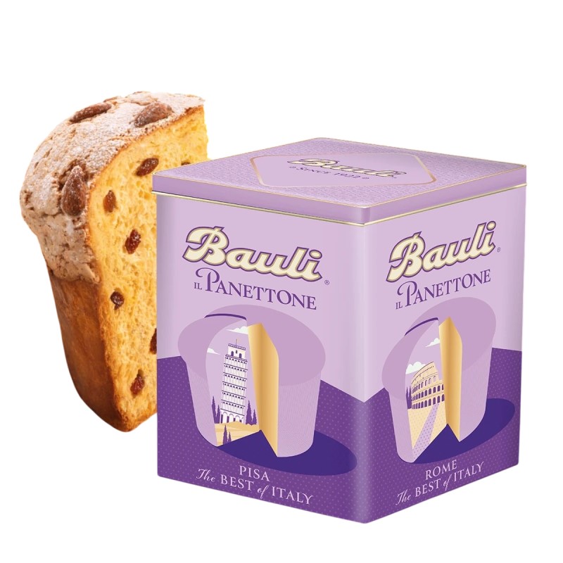 Bauli Panettone Tradizional Tin & sliced