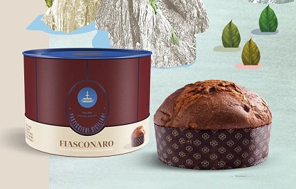 Fiasconaro Panettone with fresh Sicilian candied orange, wheat flour and raisins 2.20 lb