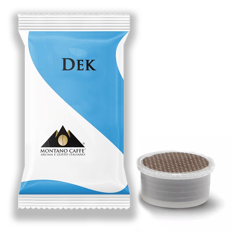 DEK Decaf Espresso Package and Capsule